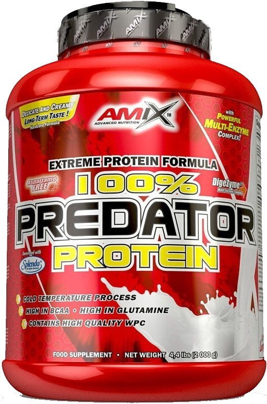 Srvátkový proteínový prášok Amix 100% Predator 2kg jahoda -  WePlayBasketball.sk