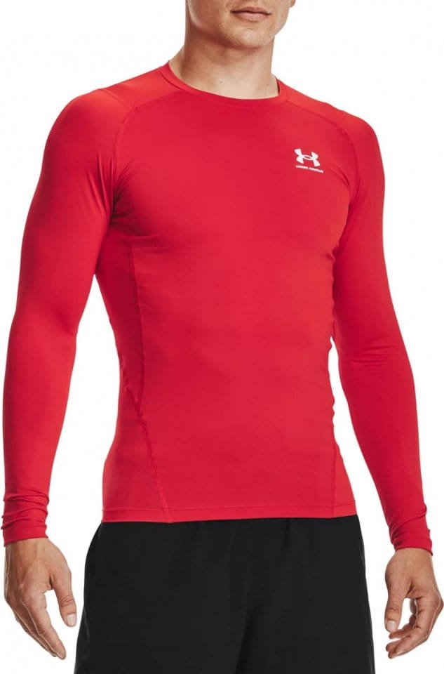 Tričko s dlhým rukávom Under UA HG Armour Comp LS-RED