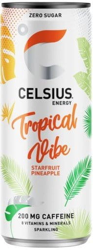 Celsius drink energetický nápoj 355ml ananás/karambola